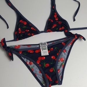 DOLCE GABBANA BEACH WEAR SIZE 1 BIKINI TRIANGLE